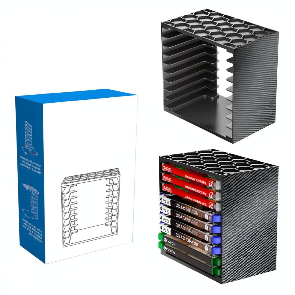 Game Card Storage Tower For Fo - đánh giá và giá Gaming Console Display Case
